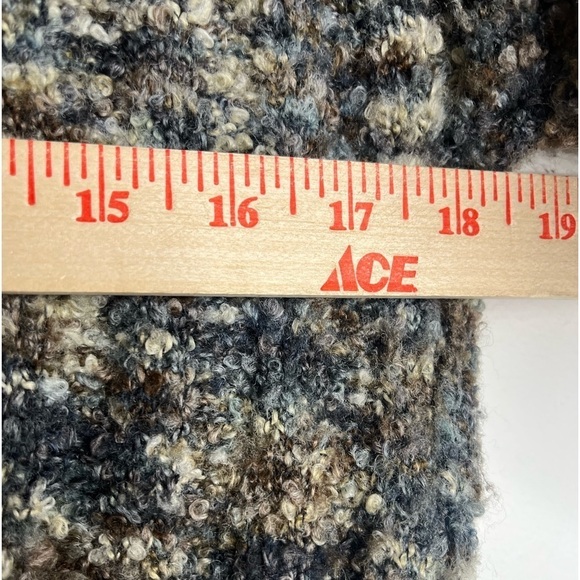 Nomadic Traders Button Front Chunky Cardigan Sweater Large Brown - Picture 7 of 9